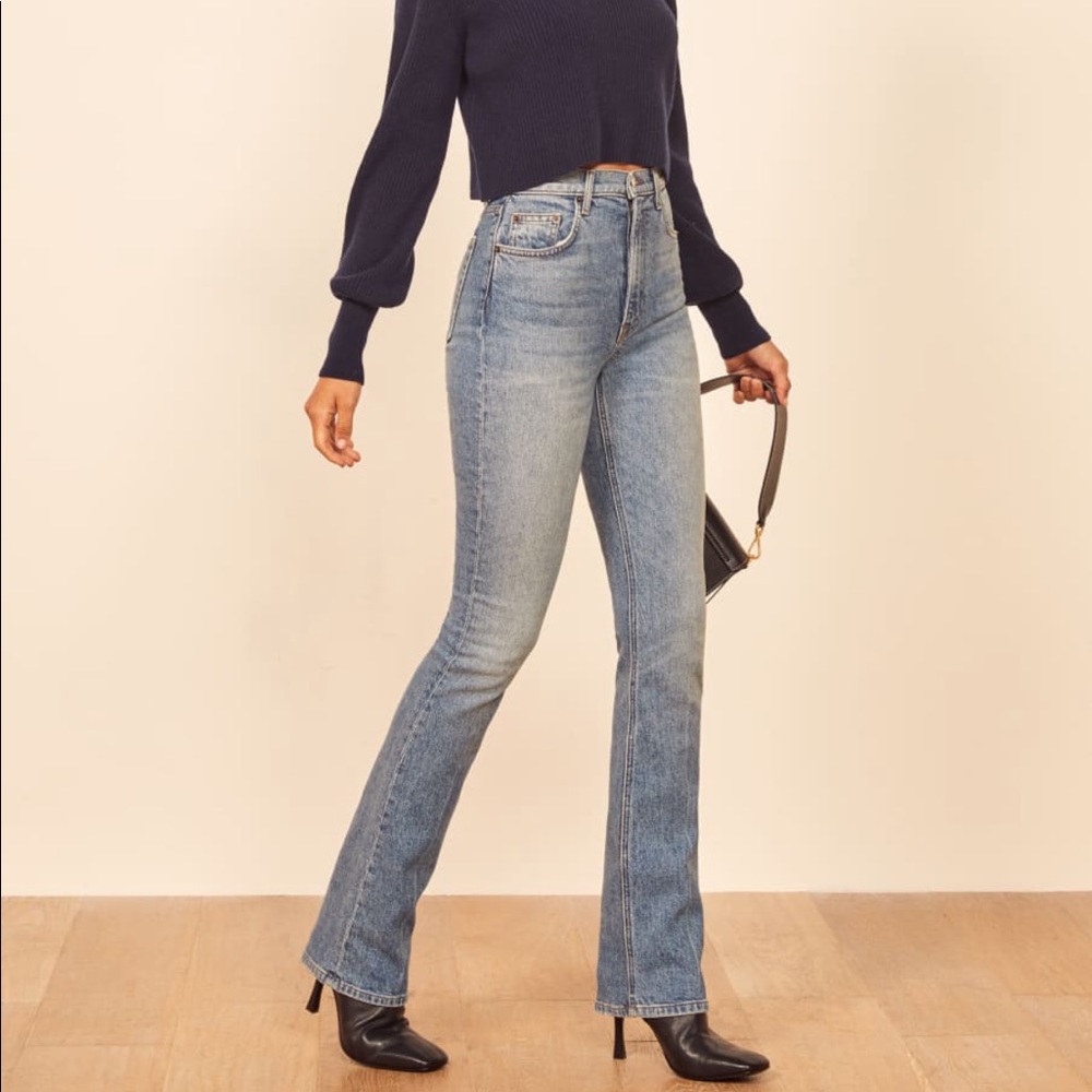 Reformation Peyton High Rise Bootcut Jeans